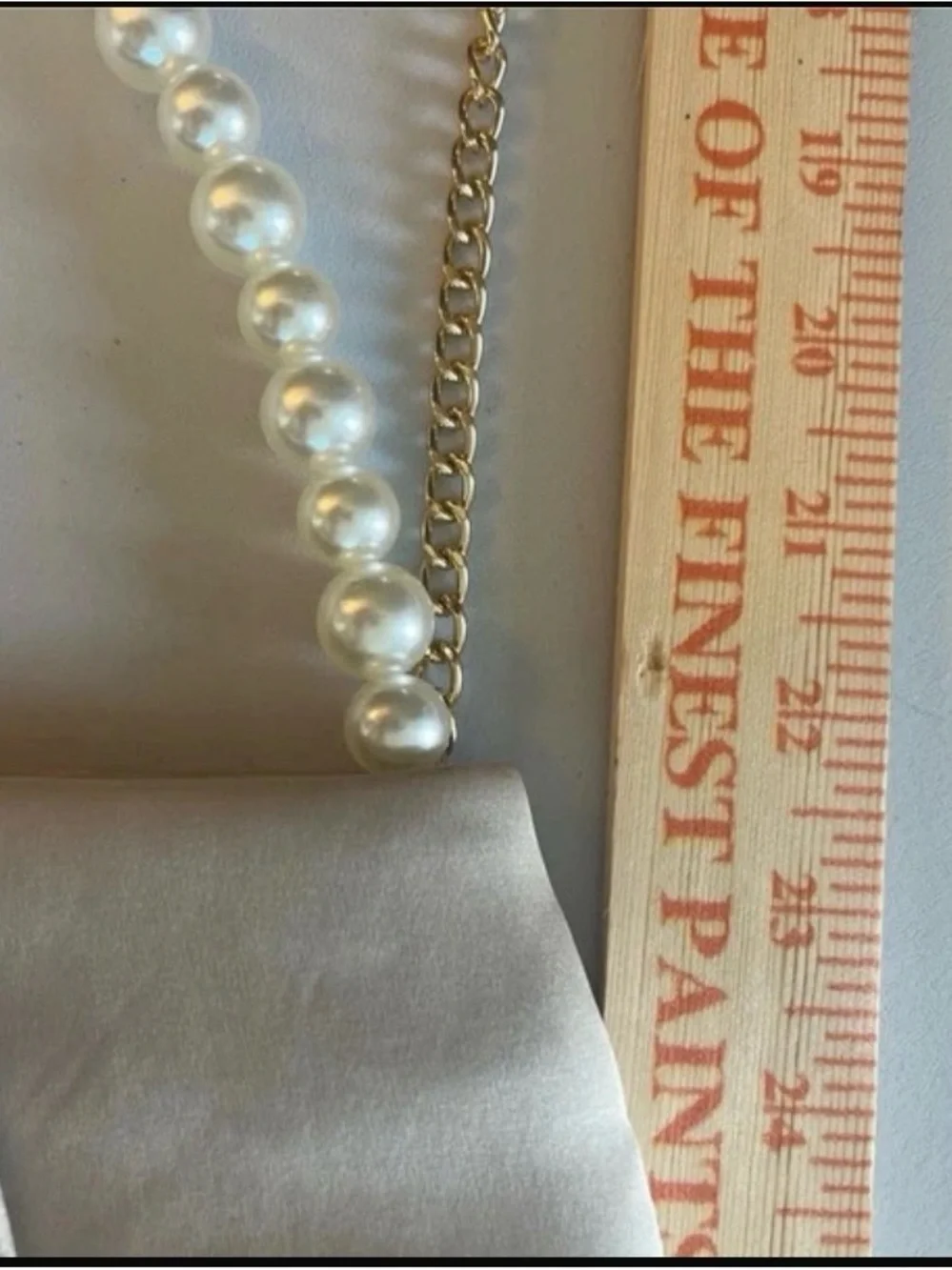 Elegant Pearl-Handle White Satin Evening Bag